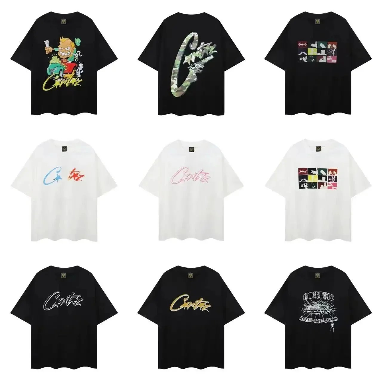 Critz Graphic Black White Casual T-Shirt