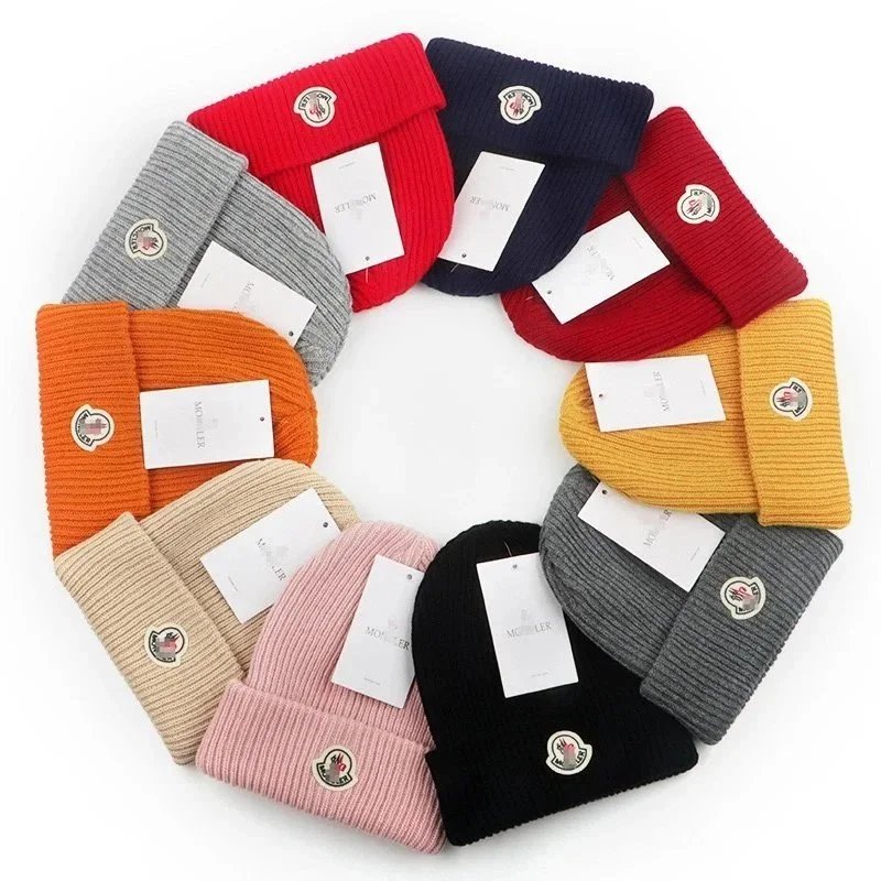 Moncler Knit Beanie Multi Color Winter Hat
