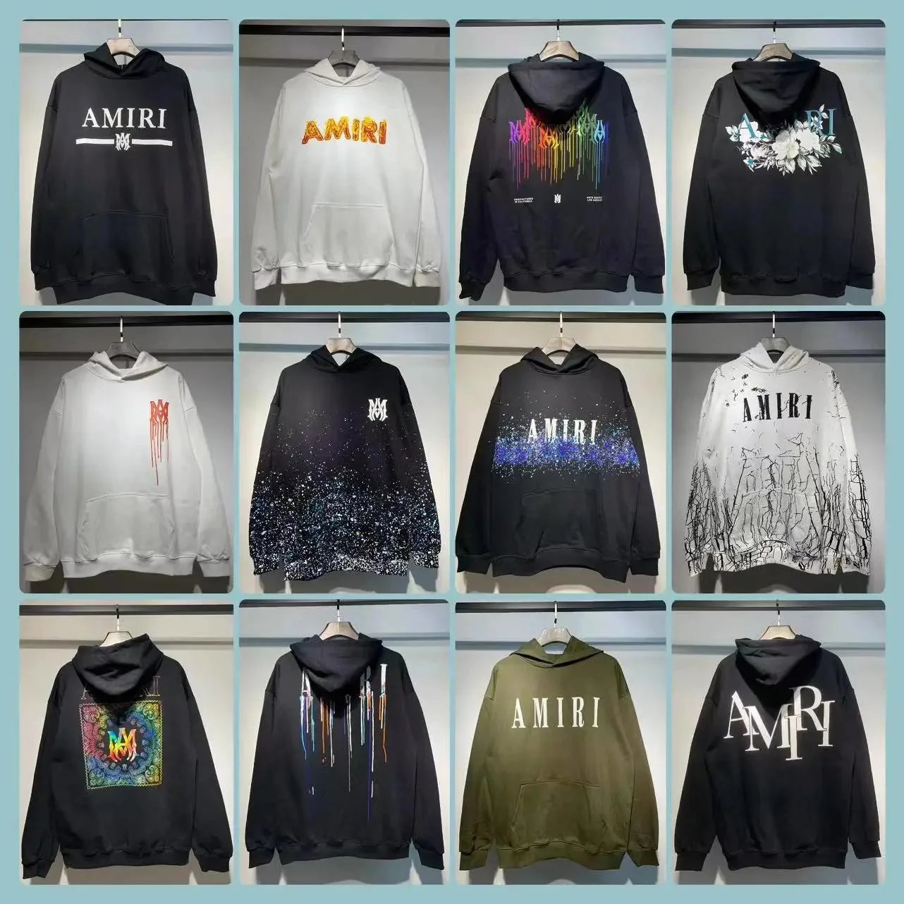 Amiri Hoodie Black L