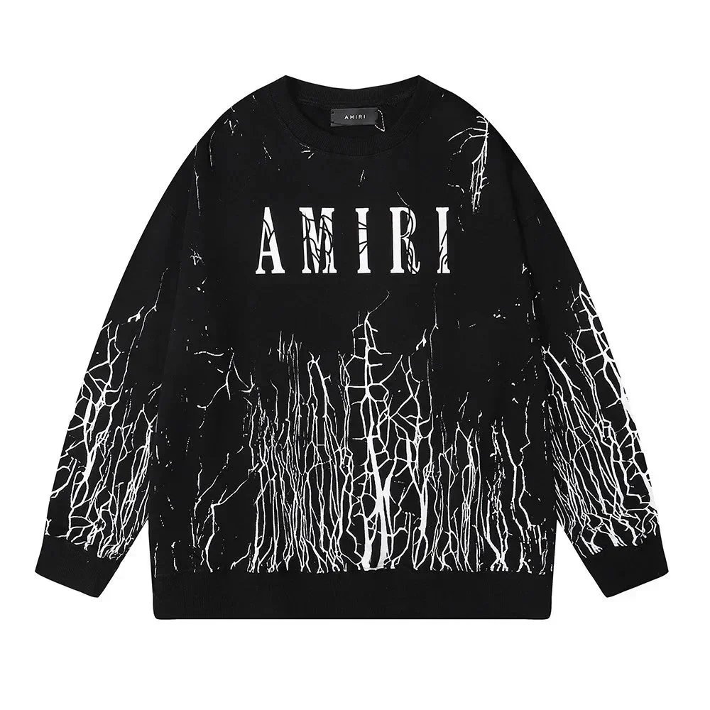 Amiri Logo Black Lon