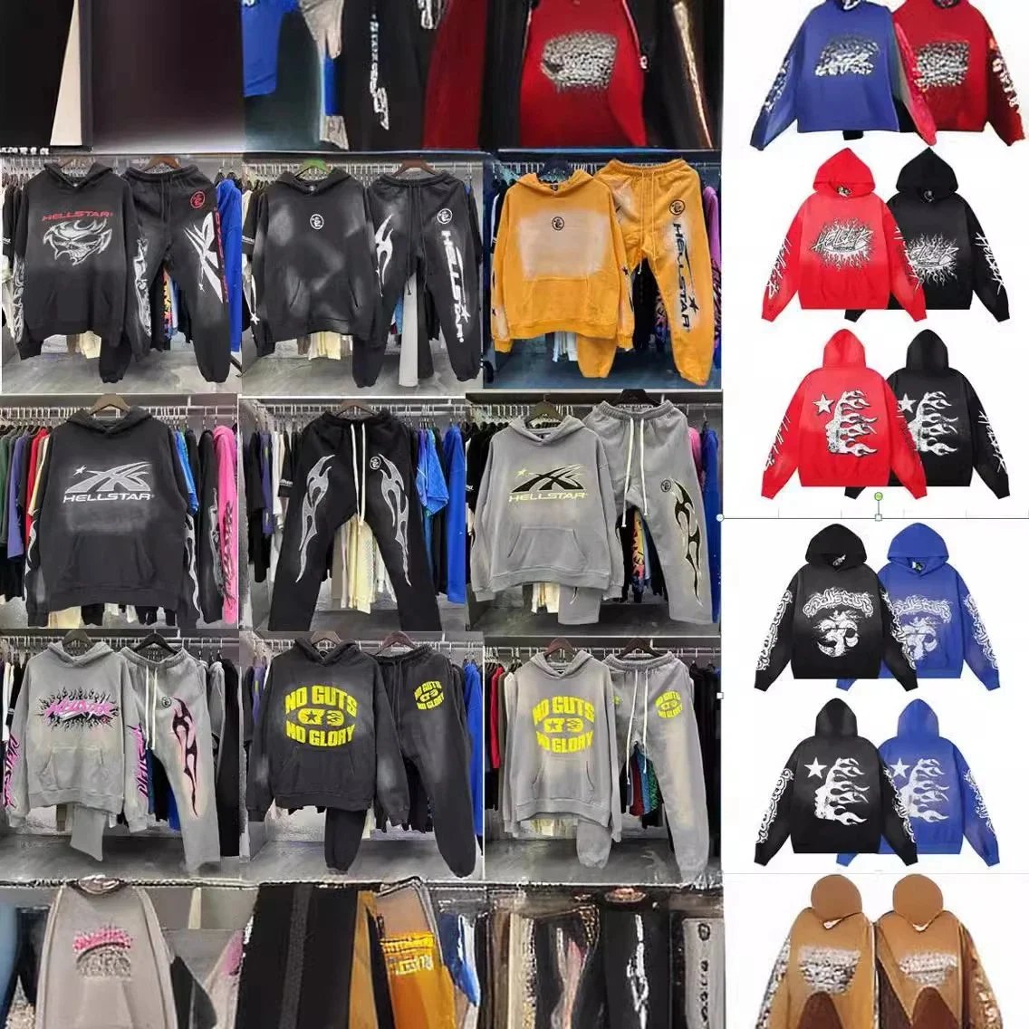 Hellstar Hoodie Set