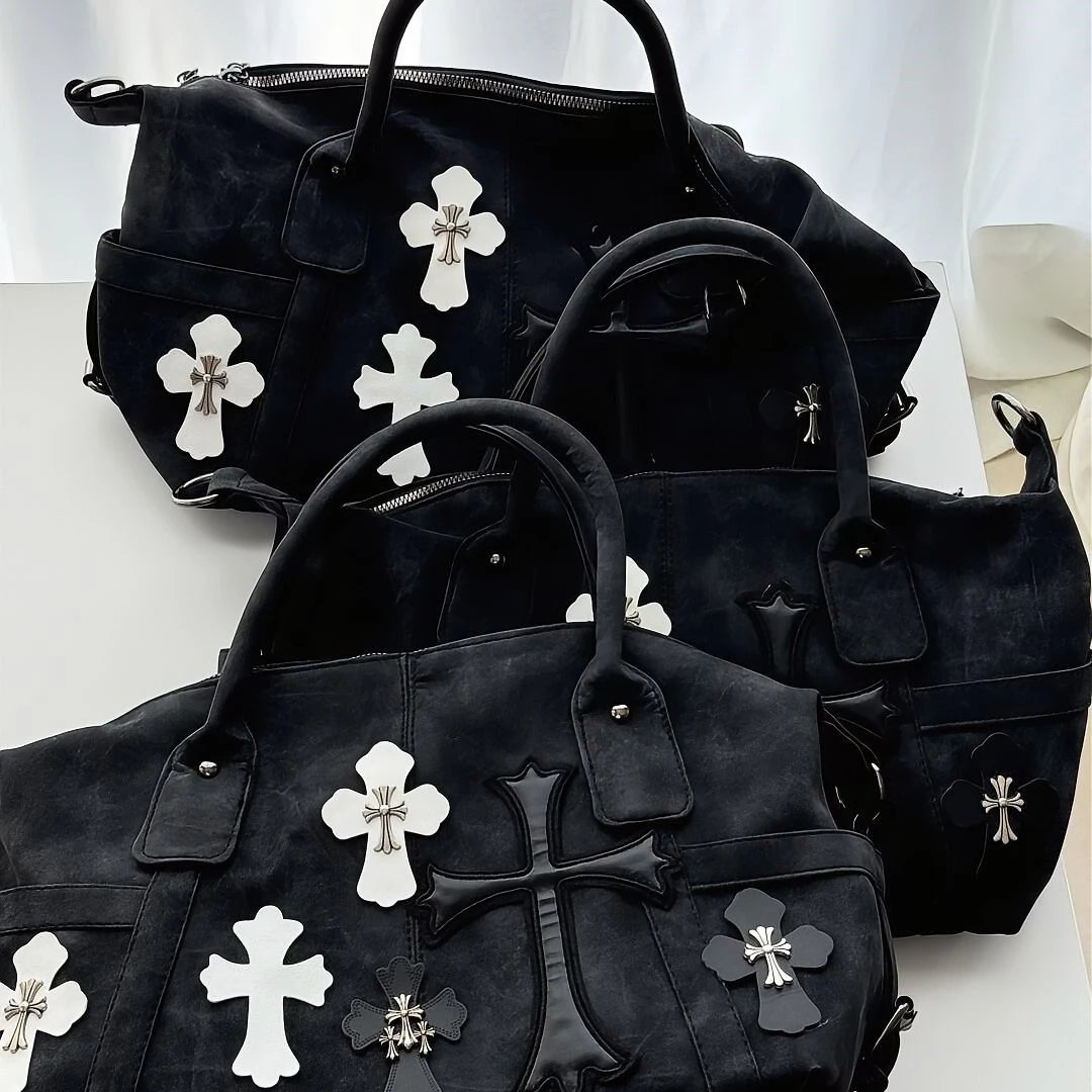 Black Leather Cross