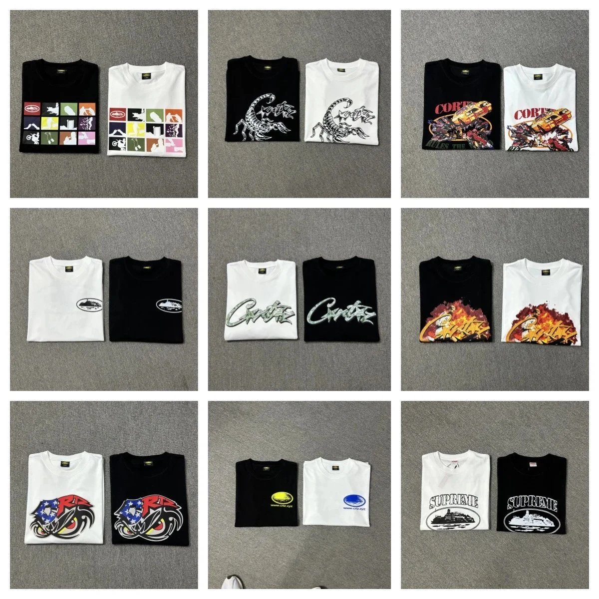 Corte Black White Graphic T-Shirt