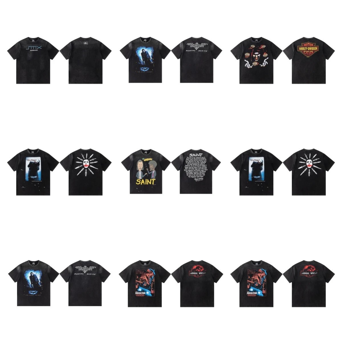 Graphic Print Black