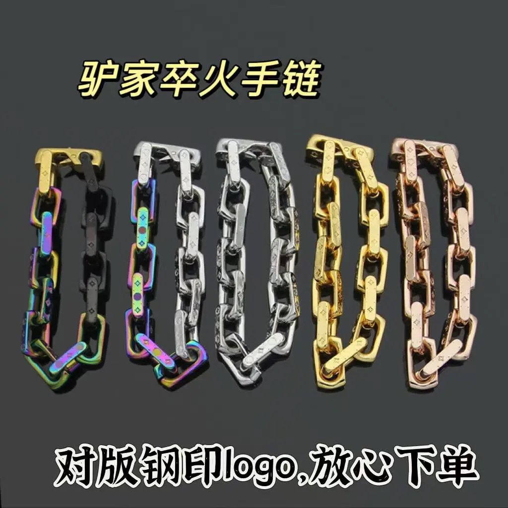 Stainless Steel Chain Bracelet Multi Color Fashion Accessories