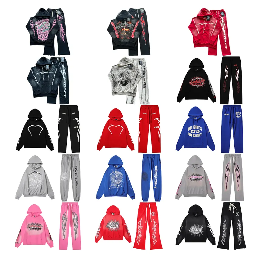 G3 Hoodie And Pants Set Black Streetwear