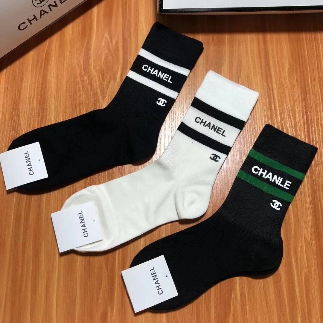Chanel Logo Black Wh