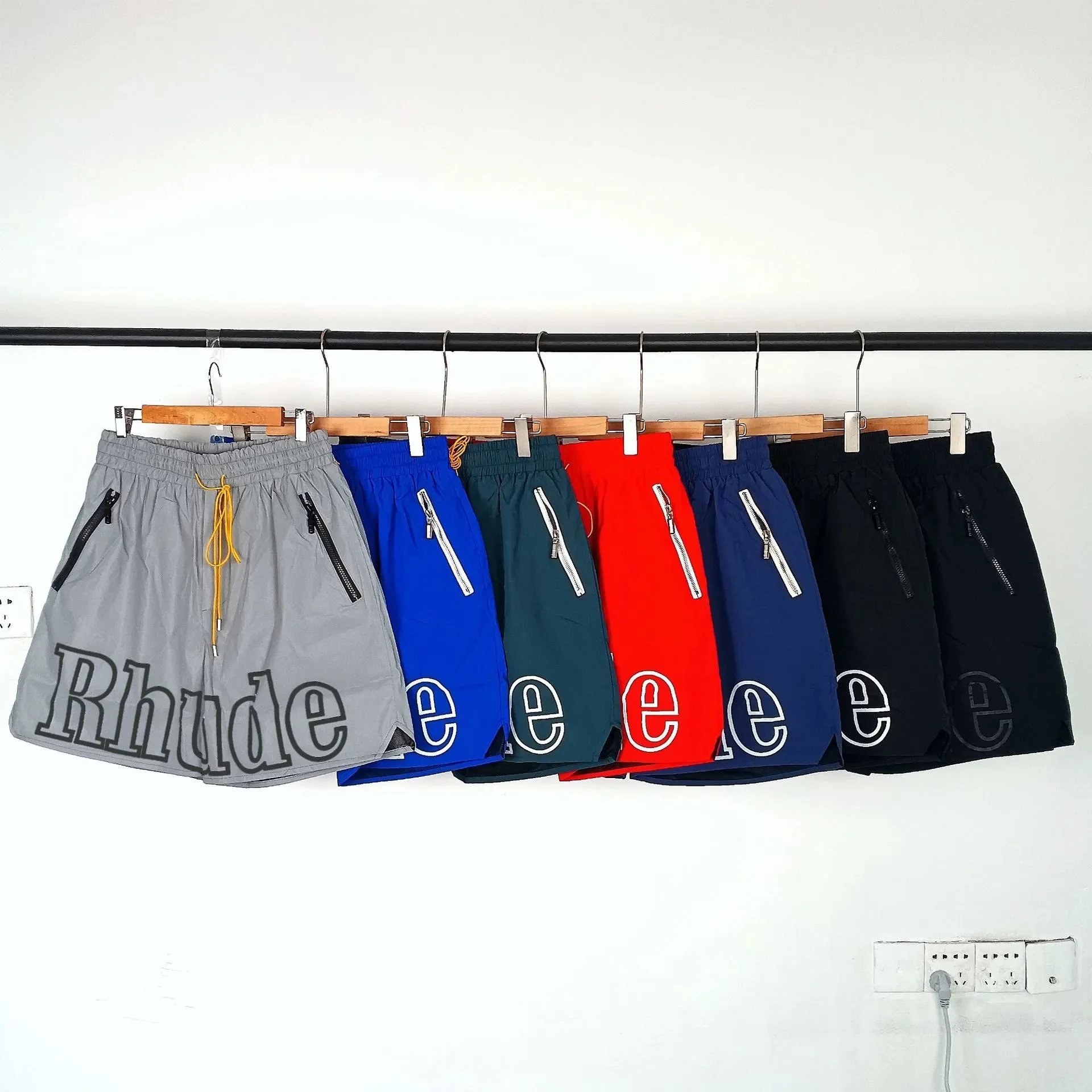 Rhude Logo Print Gra
