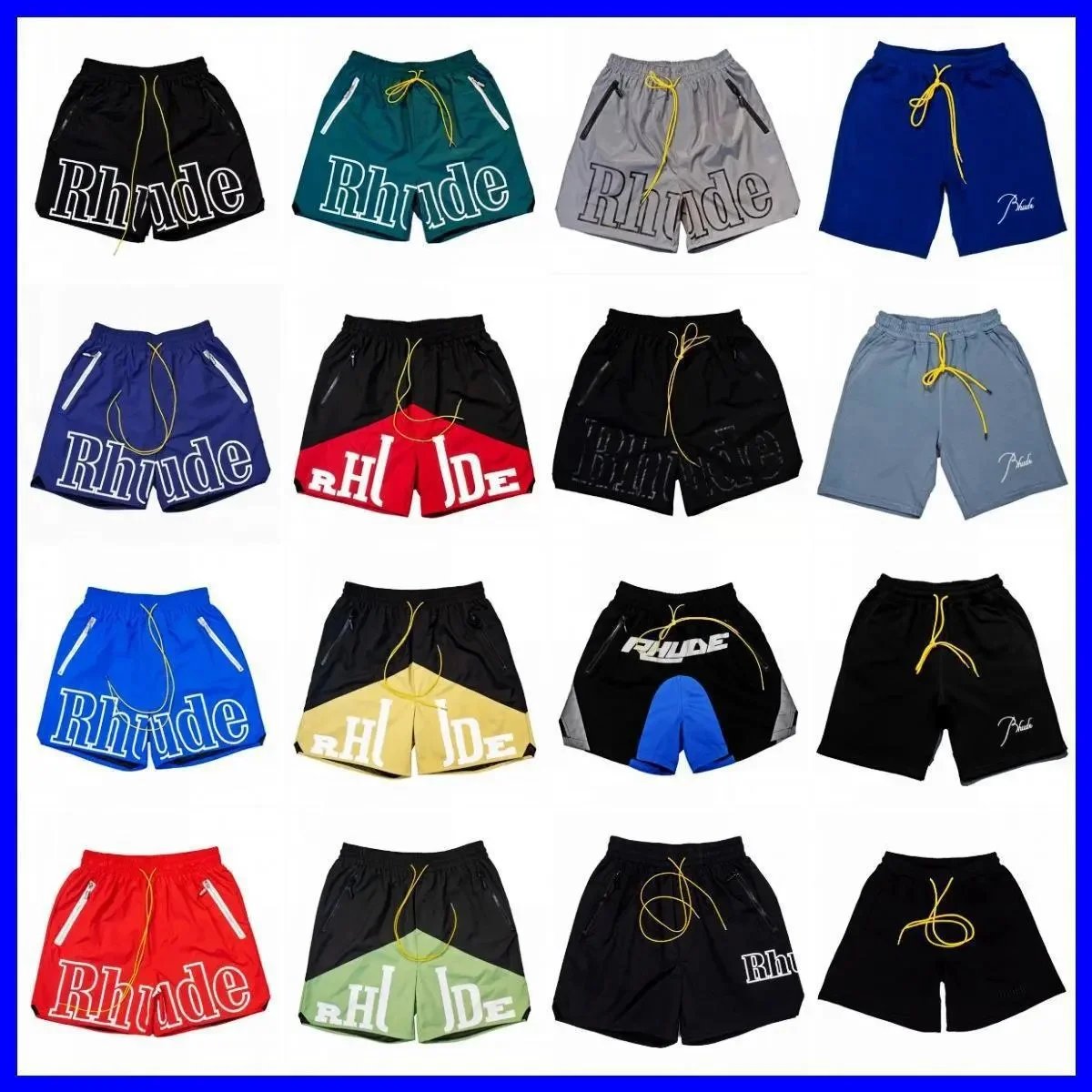 Rhude Logo Print Bla