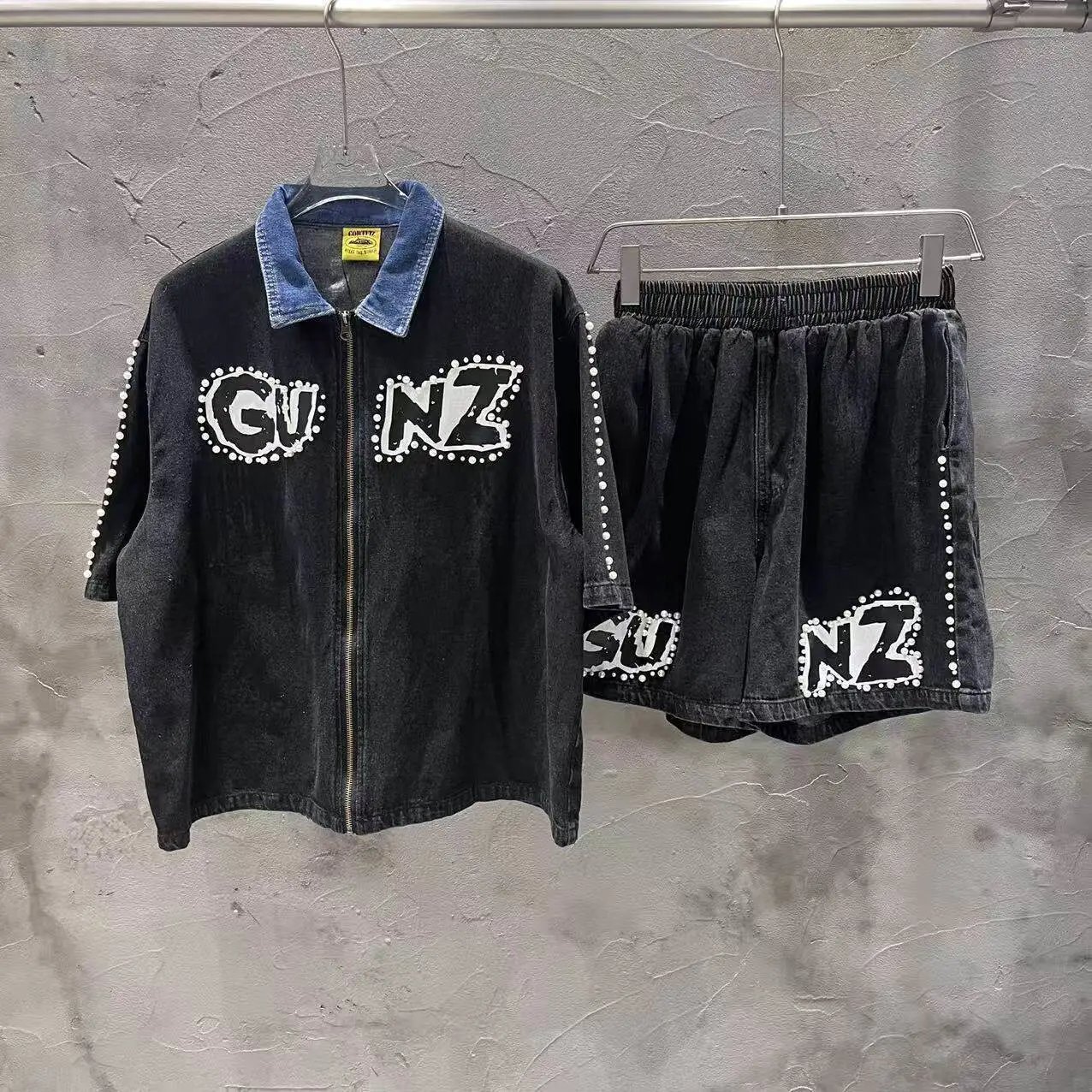 GUNZ Denim Black Str