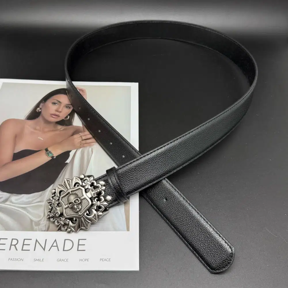 Black Leather Belt W