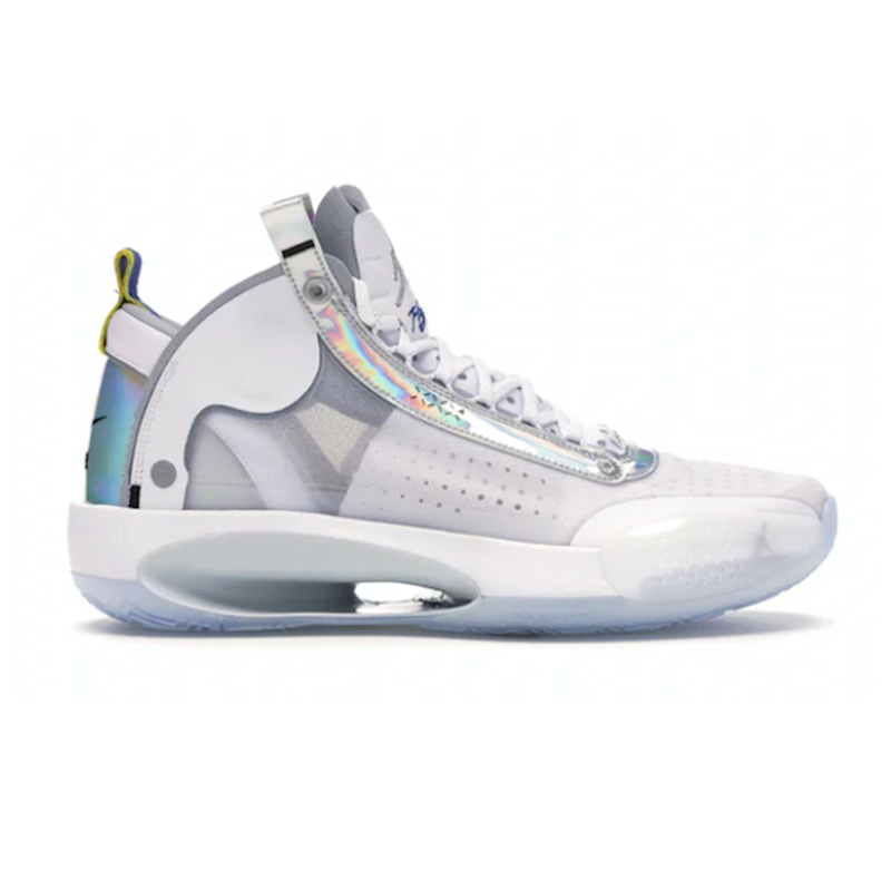 Nike Zoom Freak 3 White Holographic Basketball Sneakers