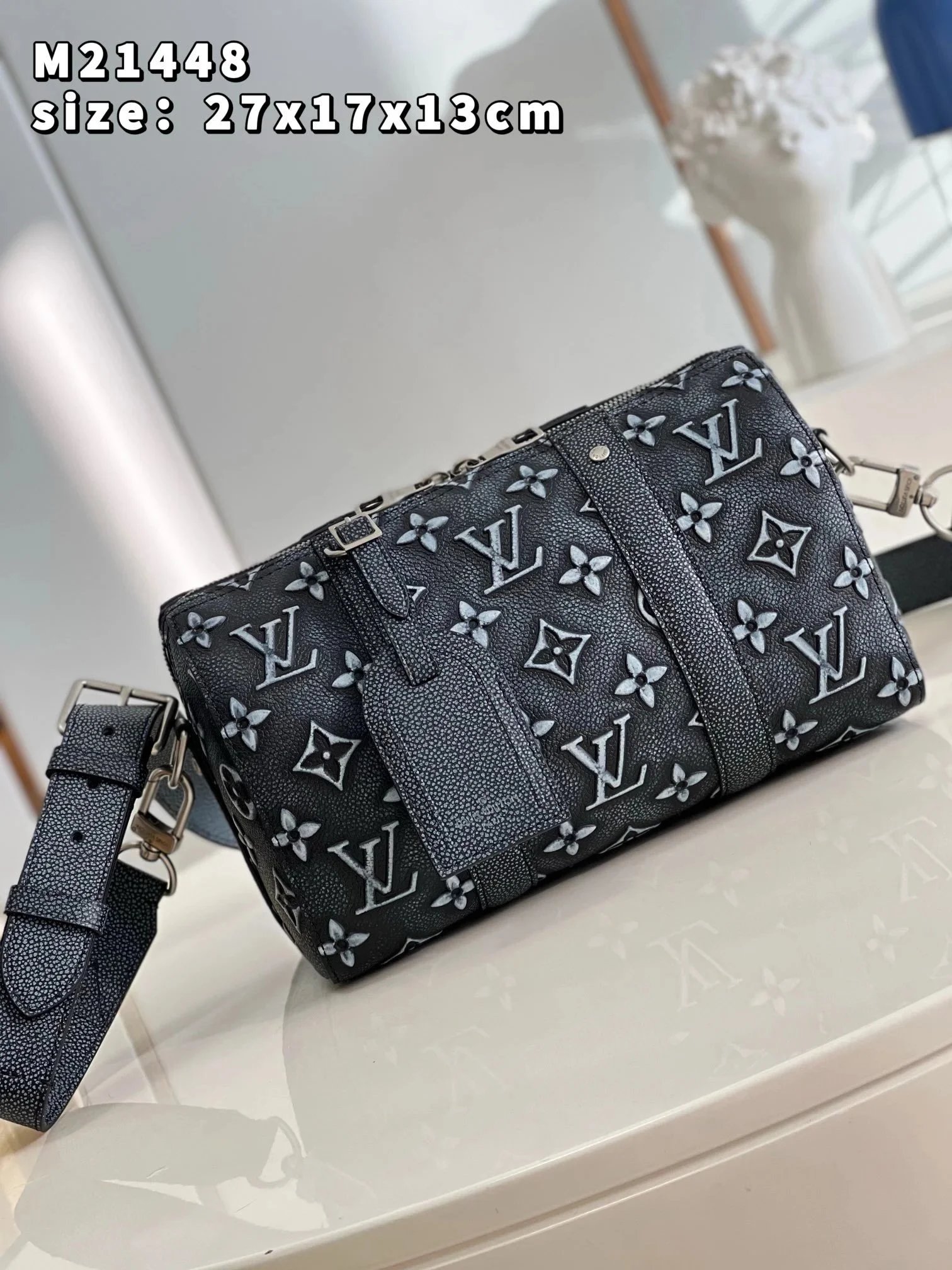 Louis Vuitton M21448 Black Monogram Shoulder Bag