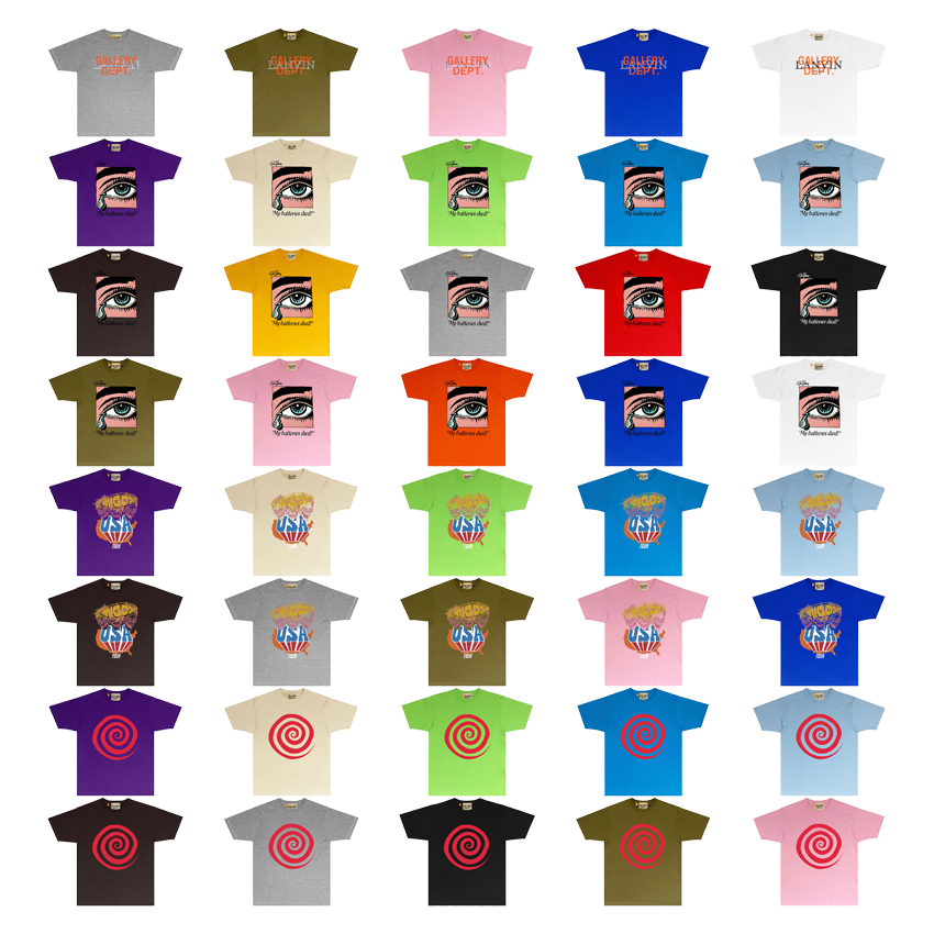 GALLERY DEPT T-Shirt Multi-Color Graphic Tee - T