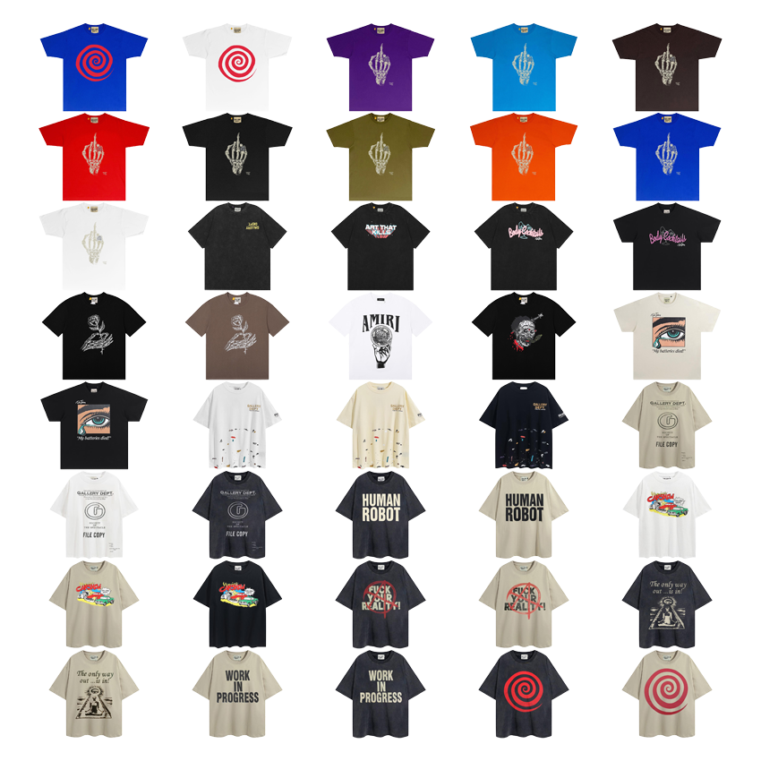 Gallery Dept Human Robot Black Graphic T-Shirt - T
