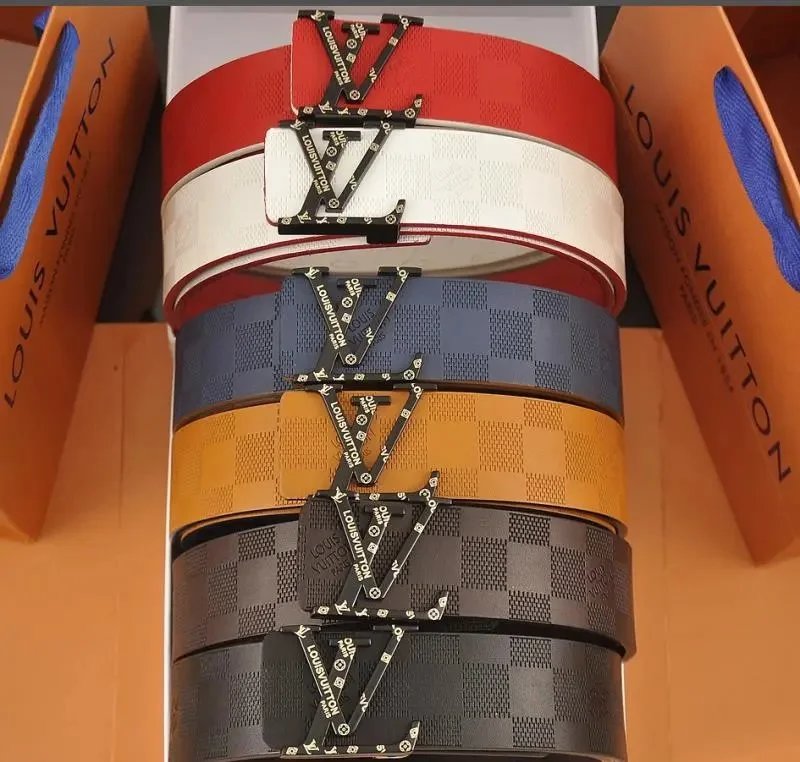 Louis Vuitton Monogram Belt Multi Color Fashion Belt